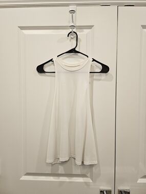 silence + noise White High-Neck Swing Tank
